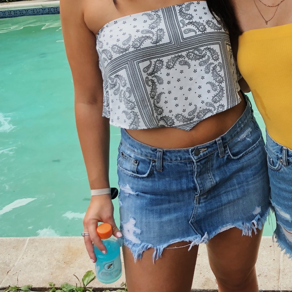 CARMAR Denim Skirt